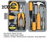 Compact Storage Tool Case for Vehicle 13Pcs Household Set, Hand Kit with Case, Complete Assortment Easy to Carry Maintenance Set Home Repairs