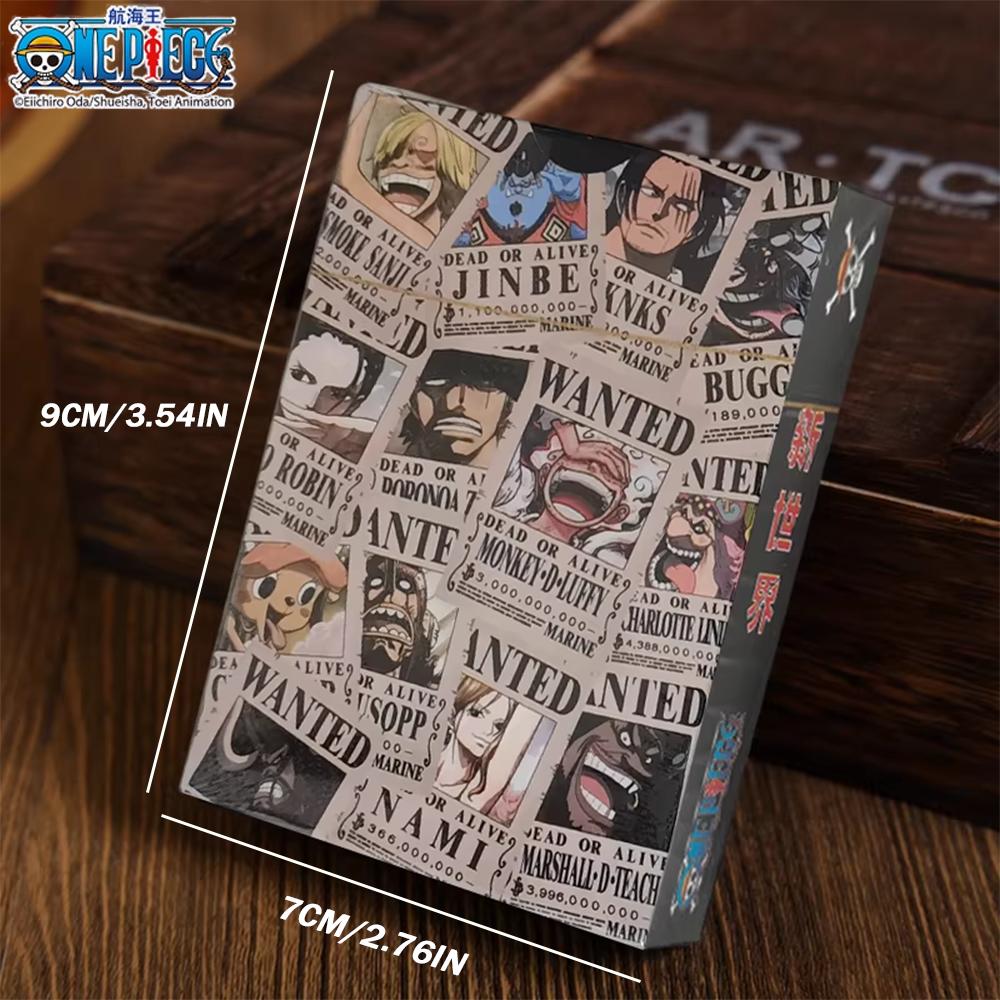

1pc Official One Piece Wanted Poster Latest World Playing Cards | Anime designed for Parties and Collectors | Stress-Relief Activity and Ideal Gift