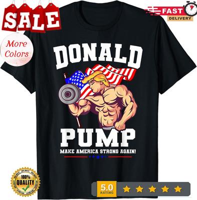 US-Flagge Donald Pump Make America Strong Again Trump Unisex T-Shirt