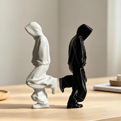Desktop Figuur 3D Geprint Trainingspak Beeldje Verzamelsieraad Tafelblad Decoraties voor Boekenkast Kantoor Thuis Decoratie