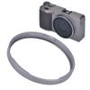 GN 2 Lens Ring Cap Fit for GRIIIX Camera Aluminum Alloy Metal Lens Decoration Ring Cap Grey