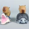 Riding Bird Capybara Figure Toys Take  Bath Capybara Animals Figures  Children