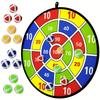 36cm Großes Kinder Schießziel Spielzeug Dartscheibe mit Klettbällen Indoor/Outdoor Spaß Party Spiel Spielaktivität für Kinder
