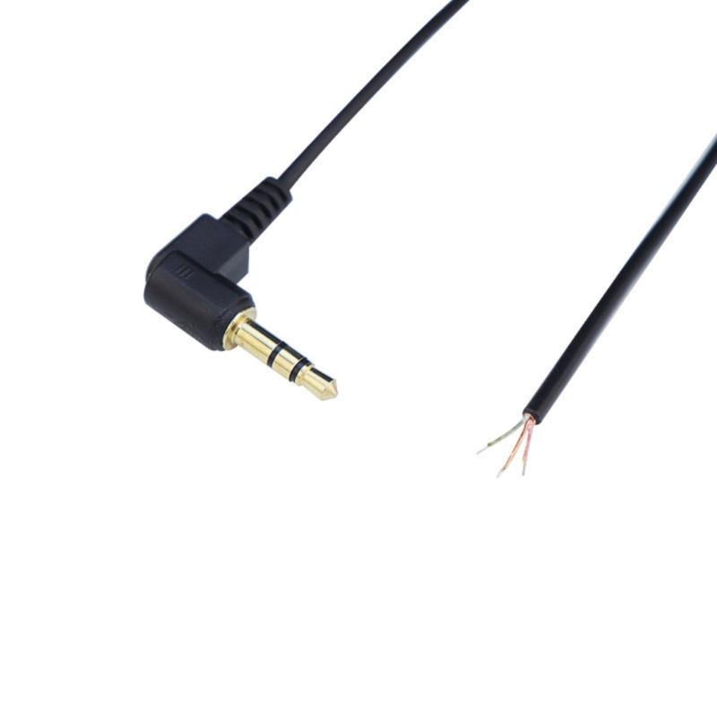 3.5mm Spring Cable Male Adapter 3Pin Extension Wire Repair Cable Adapter For Microphone Studio Equipment Maintenance