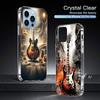 Retro Rock Music Electric Guitar Cases Phone Case For Iphone 17E 16E 17 Air 16 Pro Max 15 Pro 14 Plus 11 13 12 Mini Cover Cases