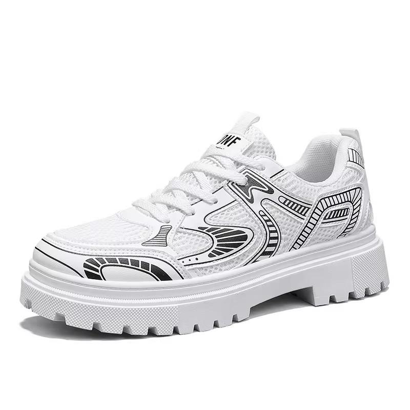Men Casual Sneakers Shoes Anti-slip Low-top Outdoor Sports Shoes Men Lace-up Comfortable Breathable Sport Men Shoes