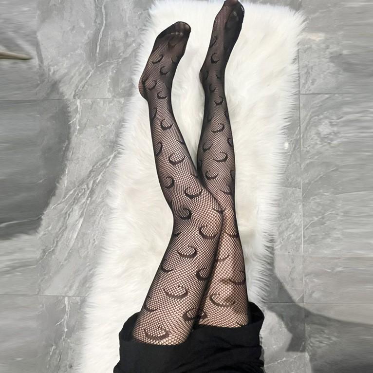 Damen Over-the-Knee Schwarze Strümpfe mit Trägern - Weiße Einteiler Strumpfhose