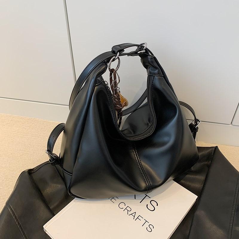 Retro big bag women's new large-capacity tote bag casual shoulder messenger bag backpack