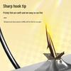 Wide Gap Reinforced Crank Hook for Carolina Rig | Drop Shot Fishing | Soft Worm & Artificial Bait | Outdoor Fishing Lure Hook