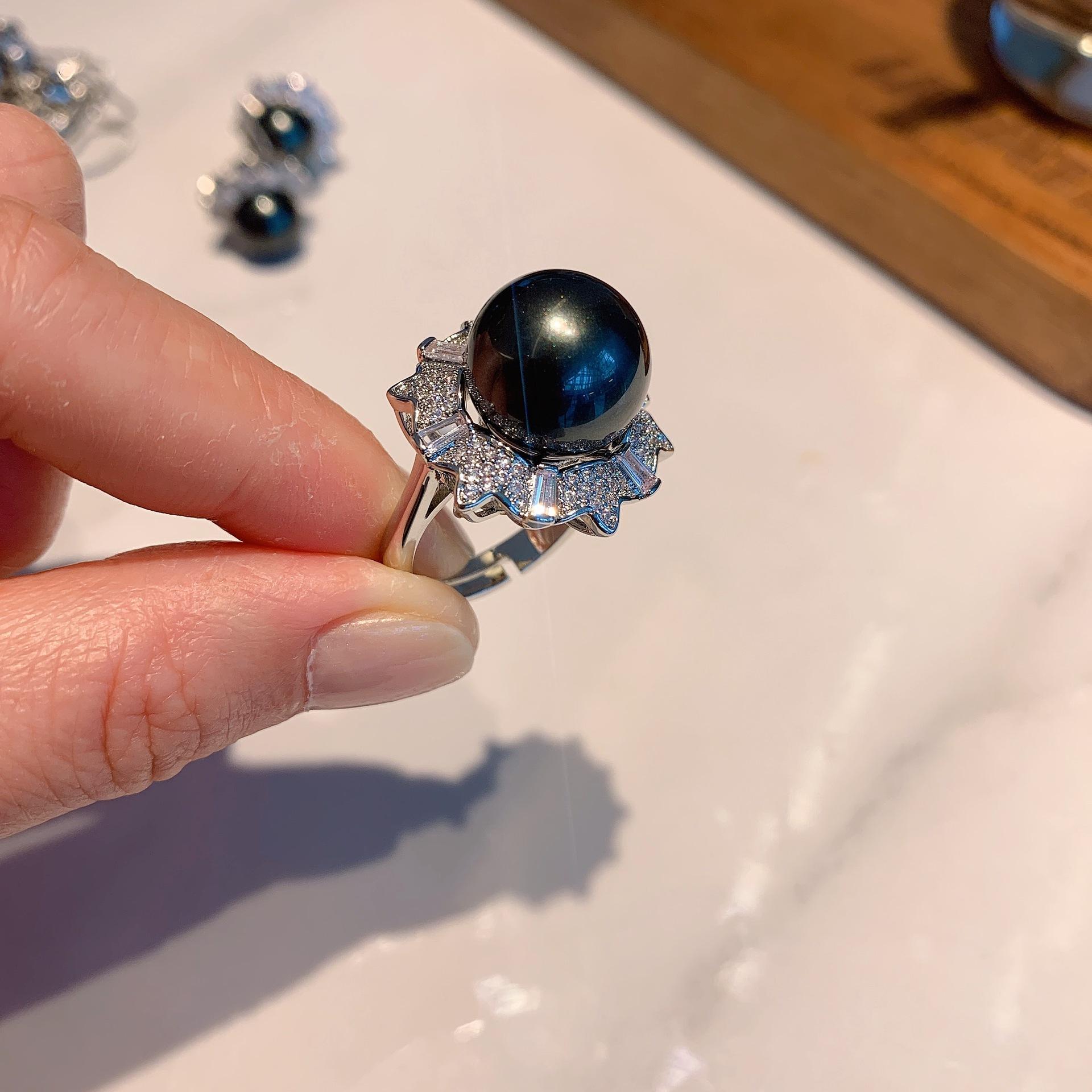 

Ювелирные изделия Жемчужное ожерелье Модное кольцо с жемчугом Earth Pearl Роскошные серьги-гвоздики с жемчугом