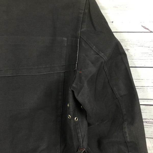 Special Price / Made in Scotland Mackintosh Rubber Coated Balmacaan Coat Black XS-S(USED)