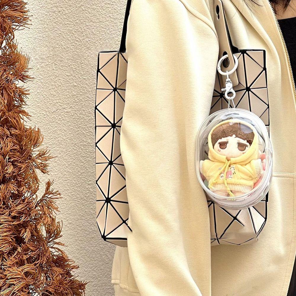 PVC Doll Protective Bag Transparent Mystery Box Portable Cable Organizer Box