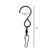 10 Pcs S Shaped Organization Rotating Garden Hanging Hook Swivel Hook Hanger Clip