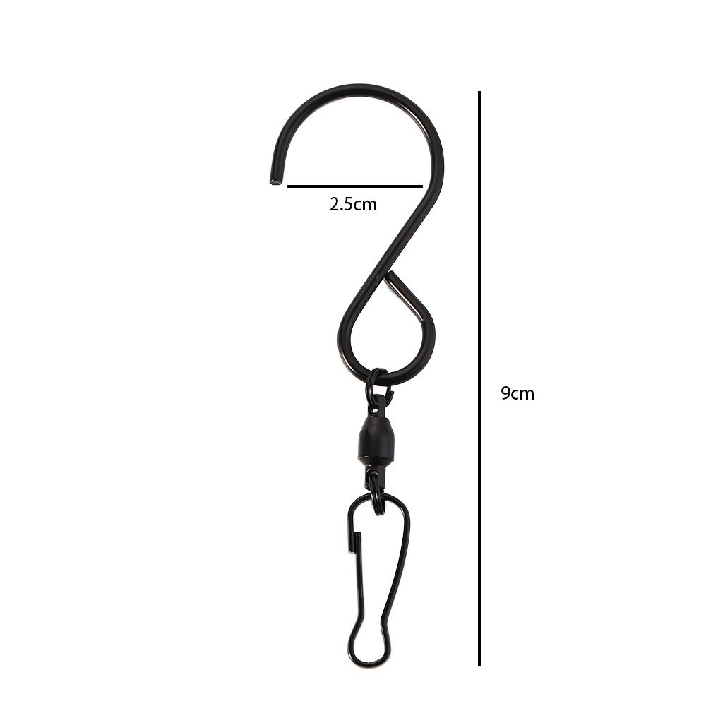 10 Pcs S Shaped Organization Rotating Garden Hanging Hook Swivel Hook Hanger Clip
