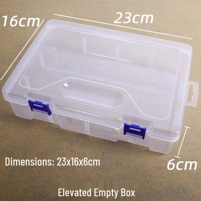 PP Transparent Dustproof Lock Box for Jewelry, Keys, Electronic Parts, and Ornaments