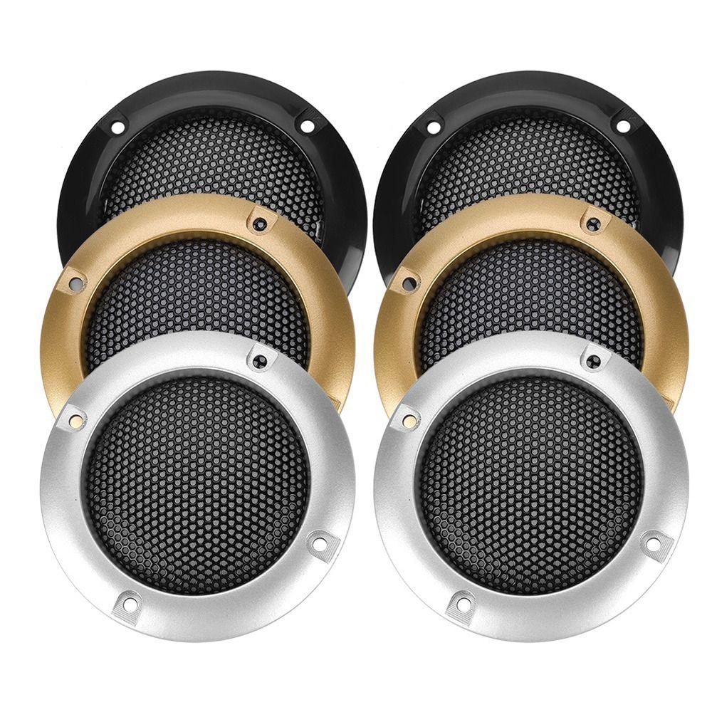 2Pcs 2 Inch Speaker Protective Grill Plastic Car Audio Speaker Guard  Audio DIY Decoration