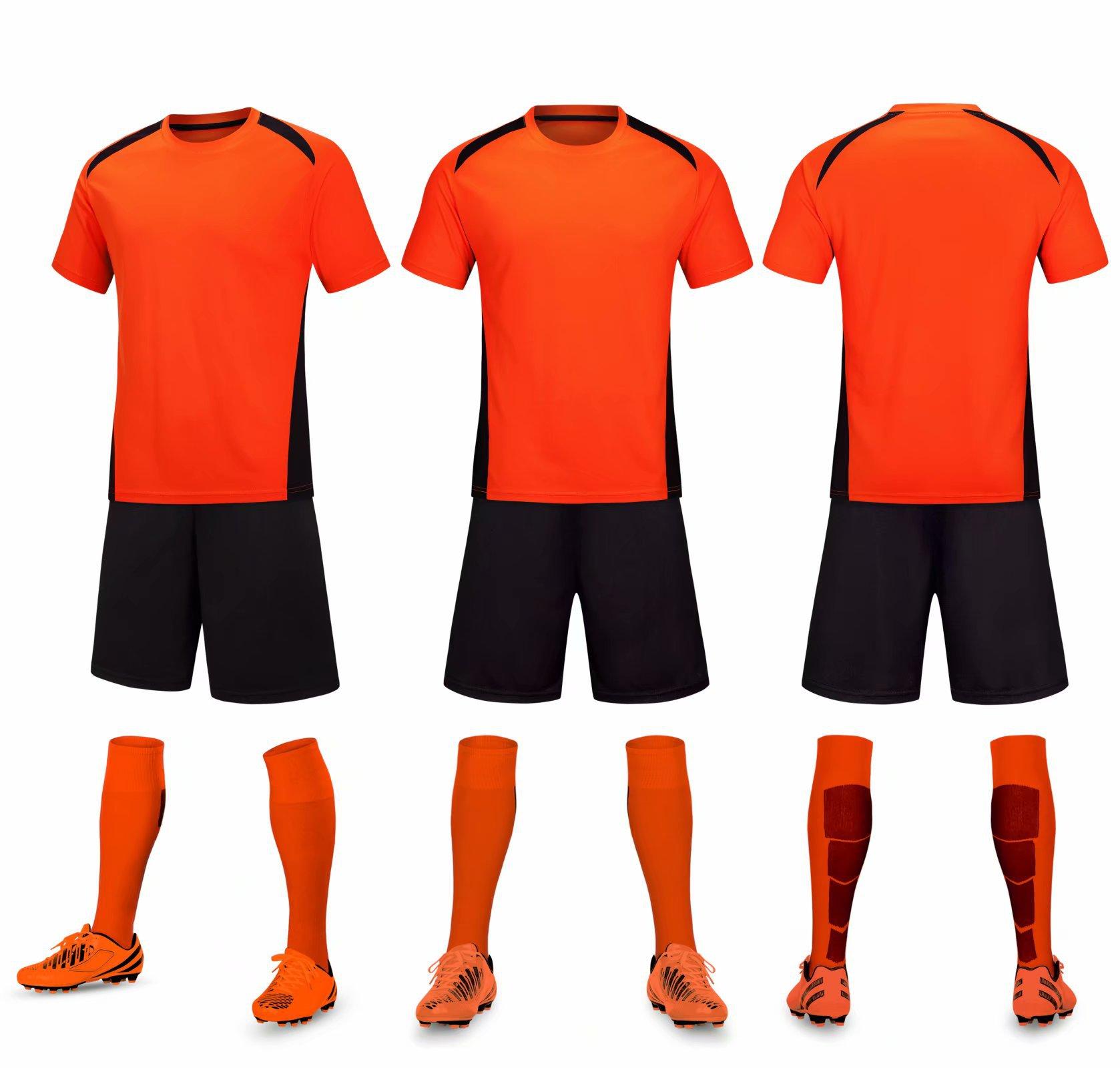

Football Jersey Set For Adults And Children, Short-Sleeved Football Training Jersey Diy Student Class Uniform Printing xl (height 180-185)