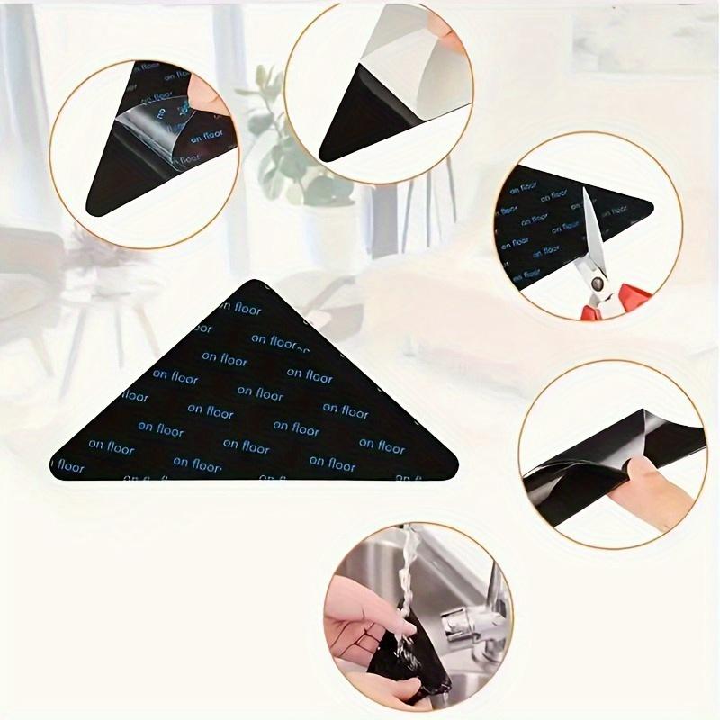 40 Pack Heavy-Duty Removable Carpet Grippers No Residue Removal, for Hardwood, Tile, Linoleum Floors - Ideal for Home, Office