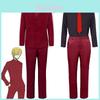 Costume Cosplay One Piece Sanji Abito Rosso Per Uomo