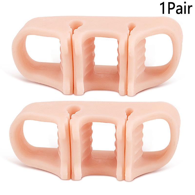 1Pair Silicone Gel Thumb Corrector Bunion Foot Toe Hallux Valgus Protector Separator Finger Straightener Adjuster Foot Care Tool