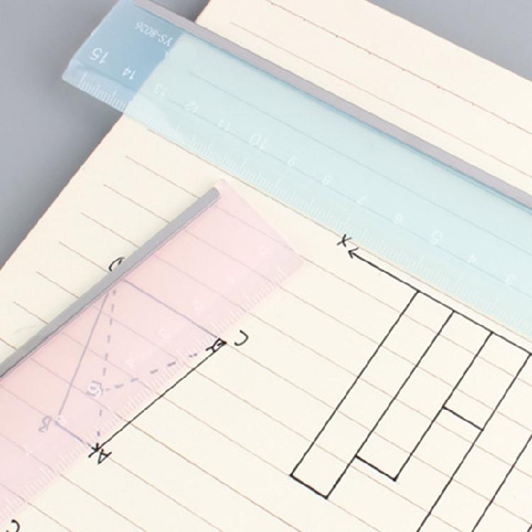 Shatter Resistant Translucent Ruler With Double Scale Clear Number Perfect For Drawing Crafting