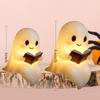 6/8in Ghost Night Light, Cute Ghost Figurines Statue Decor, Funny Night Lamp Statue for Bedrooms, Study Rooms, Living Rooms