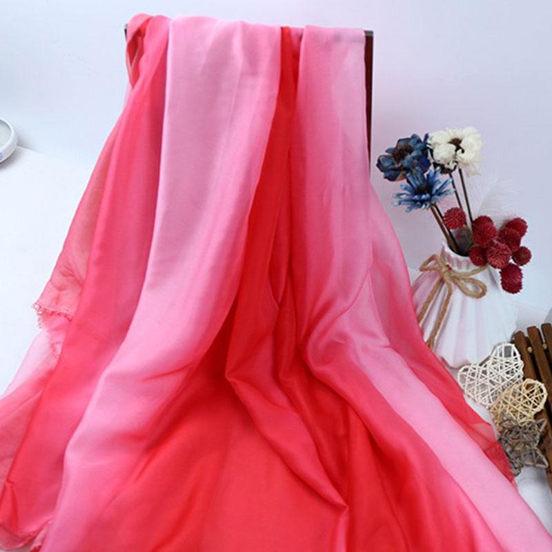 Tessuto chiffon sfumato ombre 1M, tessuto in organza tulle sottile 30D per costume cosplay fai da te, abito Hanfu in stile antico