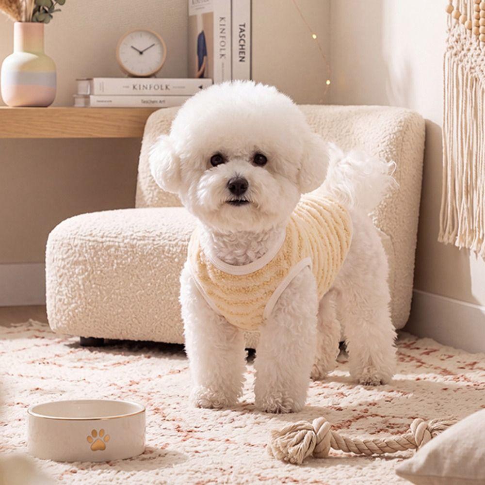 Warm Fleece Cat Clothes Washable Dog Sweater Cute Puppy Jumper Fall Winter Season