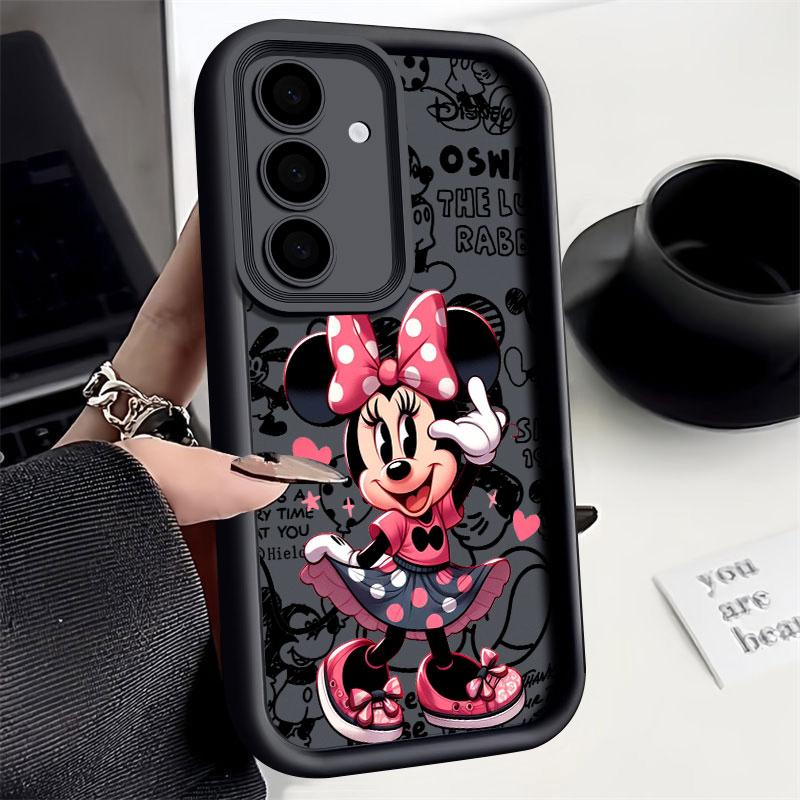 Minnie Mouse Disney Cartoon S26Ultra Case For Samsung Galaxy S26 S25 S24 S22 S23 Ultra S21 Plus S20 S25 FE Protection Soft Cover