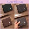 Fashionable Men's Short Wallet With Geometric Pattern Multiple Card Slots And Coin Pocket In Soft Pu Leather