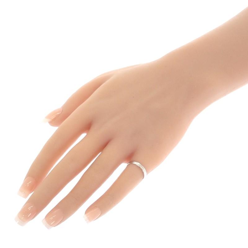 HERMES  #9(JP Size)  ring K18WG K18 white gold Women