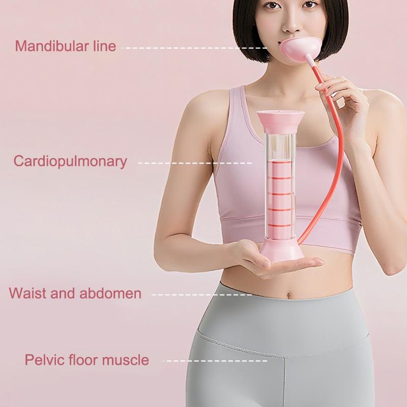 Adjustable Diaphragm Breathing Dumbbell Trainer With Counter Abdominal Muscle Trainer Deep Breathing Exercise Lung Capacity