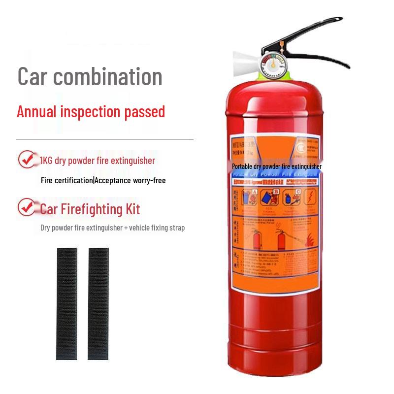 Gaśnica proszkowa 4 kg - Przenośna do sklepu, punktu sprzedaży i użytku domowego (Dostępne w wadze 1/2/3/4/5/8 kg)