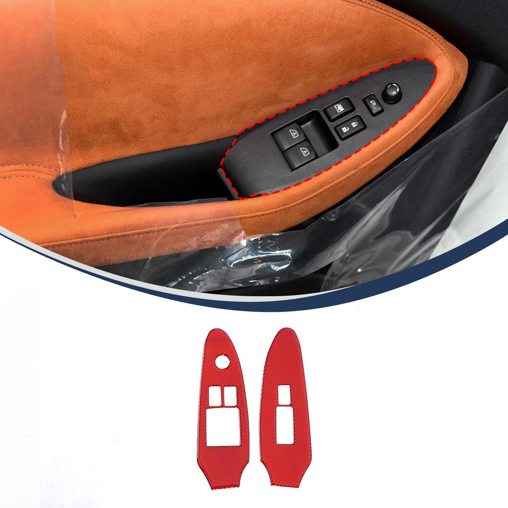 For Nissan 370Z Z34 2009+ Car Soft Carbon Fiber Up Speedometer Dashboard Console Trim Cover Sticker Kit  Interior Accessories
