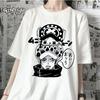 ONE PIECE Joba Anime Men Women Summer T-Shirt Casual Sports Fitness Loose Oversized Comfortable Cotton Short Sleeve Anime Y2k