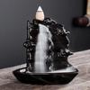 Creative Ceramic Buddha Hand Rockery Backflow Incense Burner for Home or Office