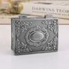 European Creative Ring Storage Box Square Small Rose Jewelry Box High-end Metal Gift Box
