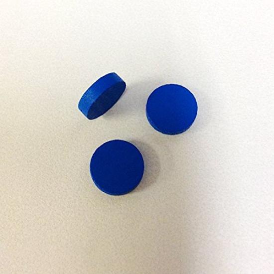 Blue 15mm Wooden Discs 150 (approx. Pieces)