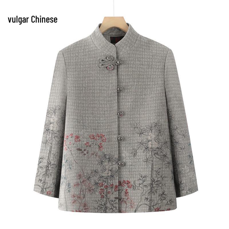 Elderly Women's Autumn/Winter Tang Suit Top