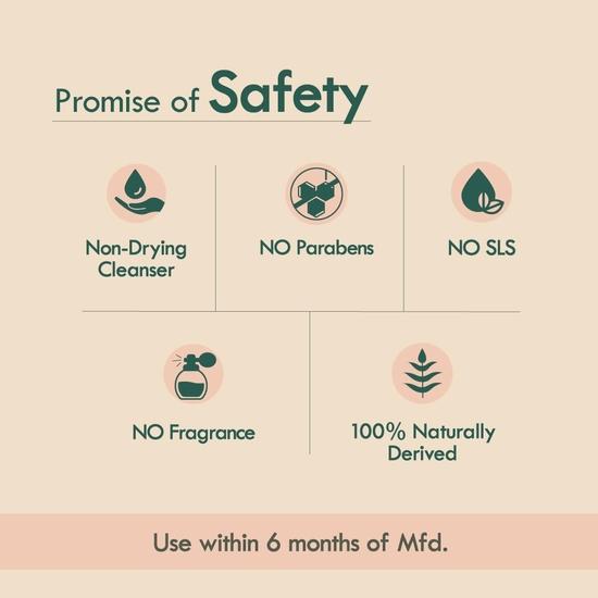 Nat Habit Masoor Dal Face Wash, Fresh Daily Tikta For Men & Women, Skin Brightening, With Masoor & Moth Dal - 100g