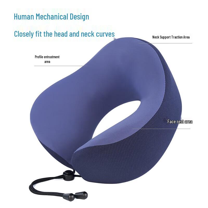 Jiancheng Memory Foam U-shaped Massage Neck Pillow