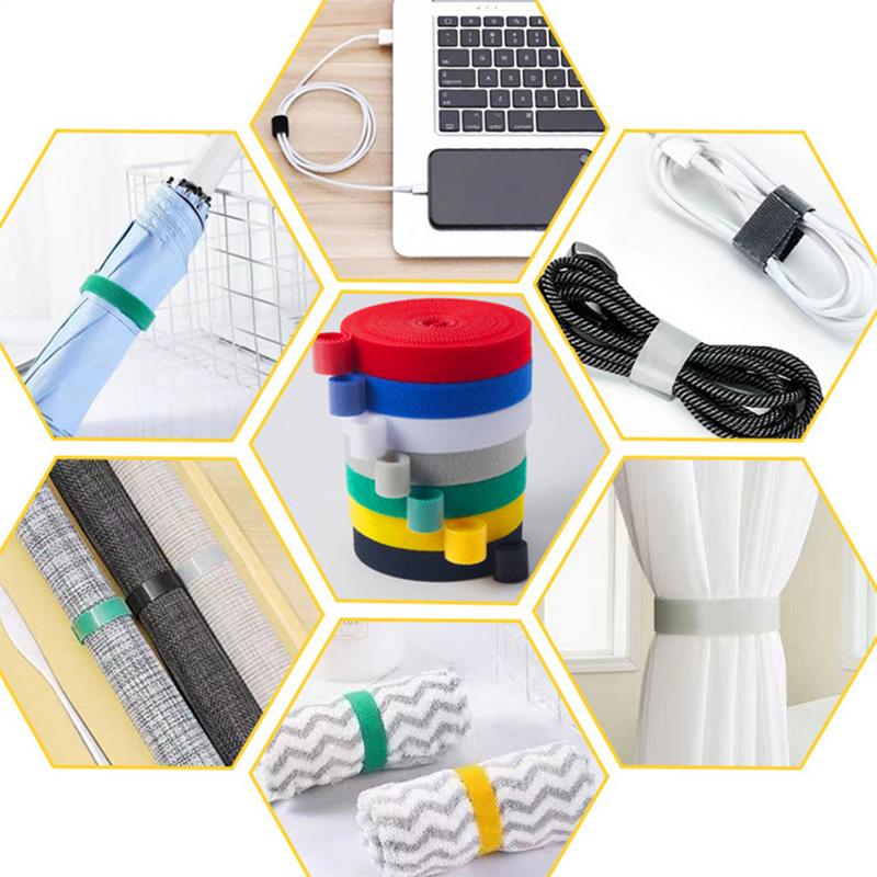 Pflanzenbinder Multifunktional Selbstklebend Pflanzen Nylon Kabel Klettverschluss Unterstützung Garten Schnur Bandage Wiederverwendbare Befestigungsband Streifen