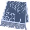Excellent Scarf Calligraphy Scritto Double-Faced Used