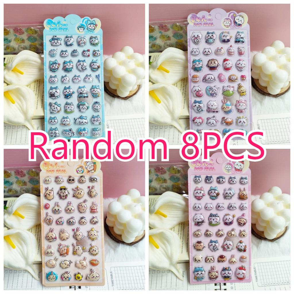 Süße Cartoon Anime 3D Sticker - Heißer Relief Hohl-Aufkleber, Wasserdicht für Kinder Laptop-Dekoration & Anime-Fans Kawaii Geschenke