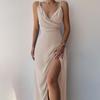 2026 Summer Sexy V-Neck Spaghetti Strap Slim Fit Dress for Women
