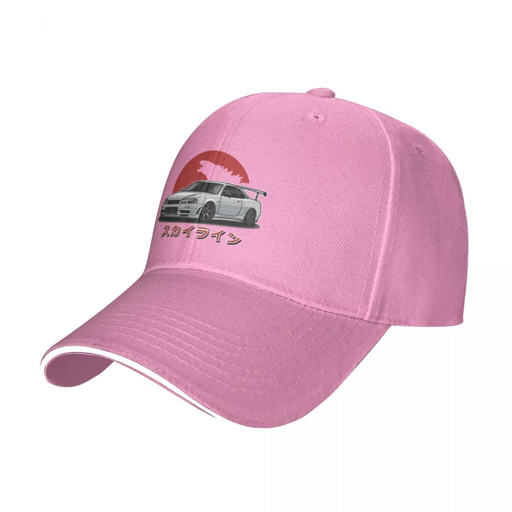Skyline GTR R-34 (Weiß) Kappe Baseball Cap Wintermütze Cosplay Herrenmütze Damen