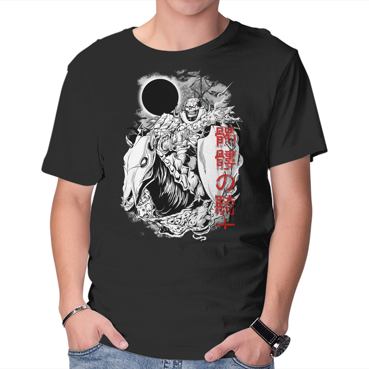 Unisex Crew Neck T-Shirt The Legendary Knight Graphic Short Sleeve Casual Tee XXXXL