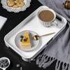 Easy-to-Clean Serving Platter Decorative Decorative Tray Breakfast Bread Plate  Beverage Serving