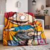 Custom 1pc Adventure Past Blanket, Soft And Comfortable Blanket, Casual Warm, Camping Travel Blanket, Birthday Gift Q91381