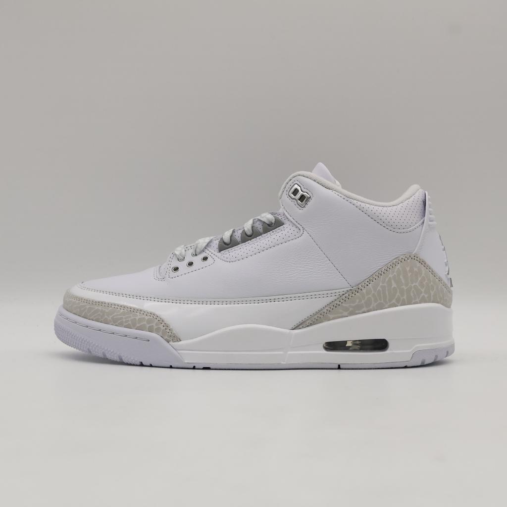 CT8532-111 Nike Air Jordan 3 Retro Pure Money White and Silver (2025) (Men's)